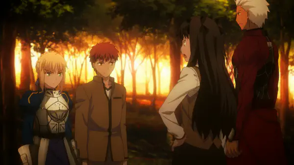 Screenshot of Fate/Stay Night: Unlimited Blade Works (ufotable)