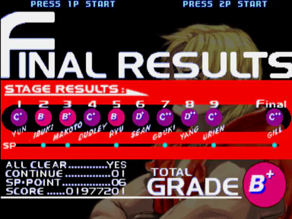 Screenshot of Street Fighter III: 3rd Strike