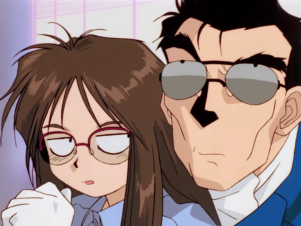 Screenshot of the new You're Under Arrest remaster, featuring Yoriko Nikaido and Ken Nakajima.